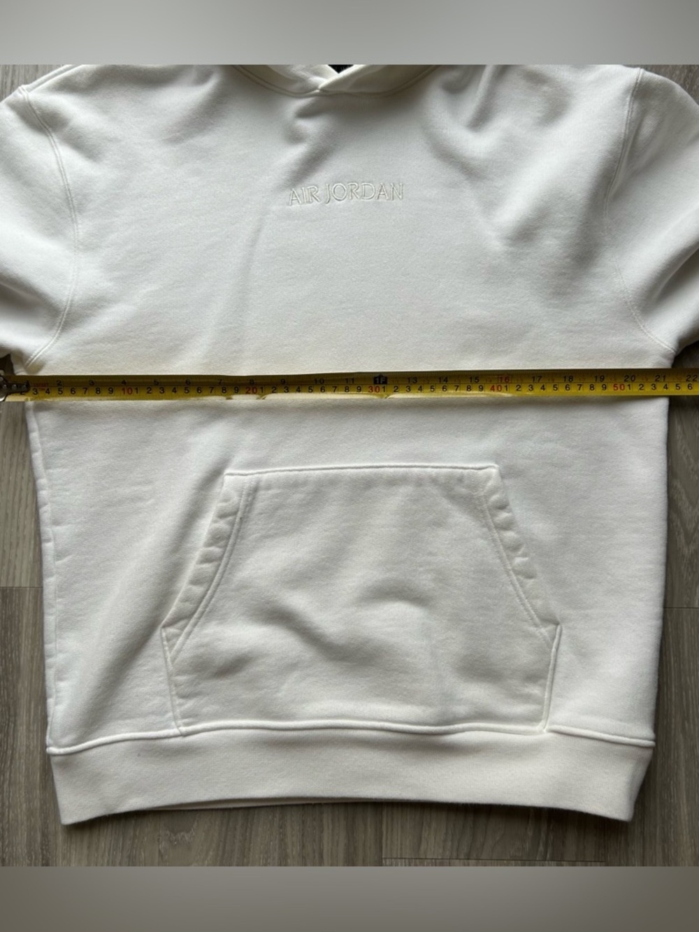 Jordan Heavyweight Wordmark Hoodie in Classic White (Small) - Picture 7 of 11